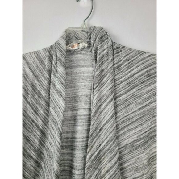 Renee C Womens Cardigan Medium Gray Heather Lightweight Open Casual - Picture 2 of 6